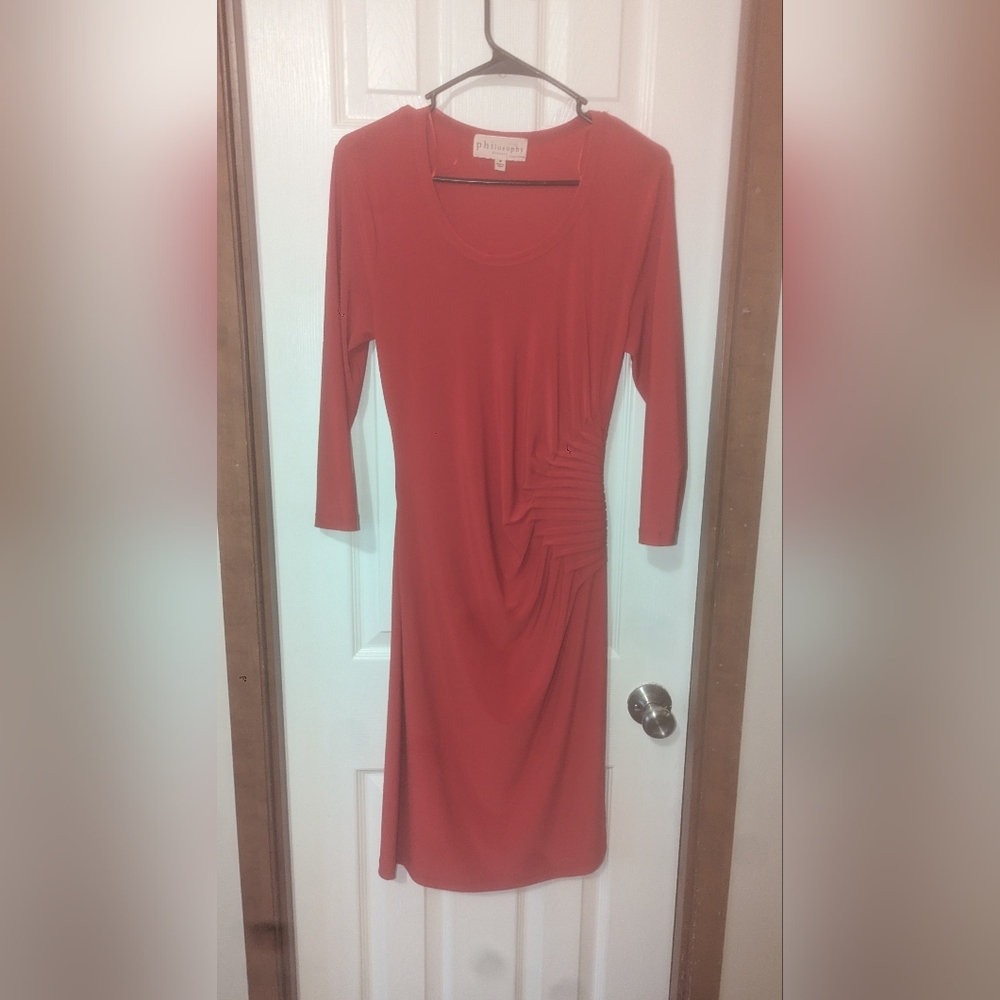 Philosophy red dress